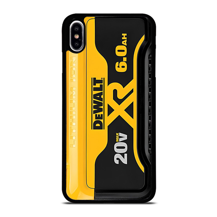 DEWALT TOOL LOGO LITHIUM BATTERY iPhone XS Max Case Cover