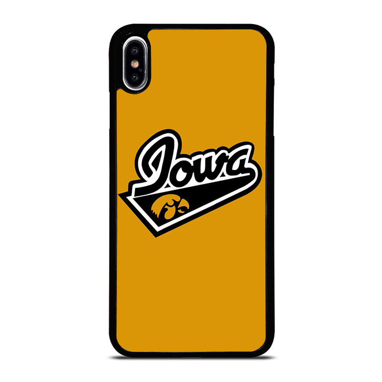 IOWA HAWKEYES UNIVERSITY BASKETBALL TEAM LOGO iPhone XS Max Case Cover