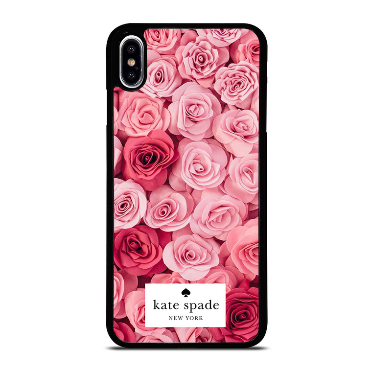 KATE SPADE NEW YORK ROSE PINK RED iPhone XS Max Case Cover