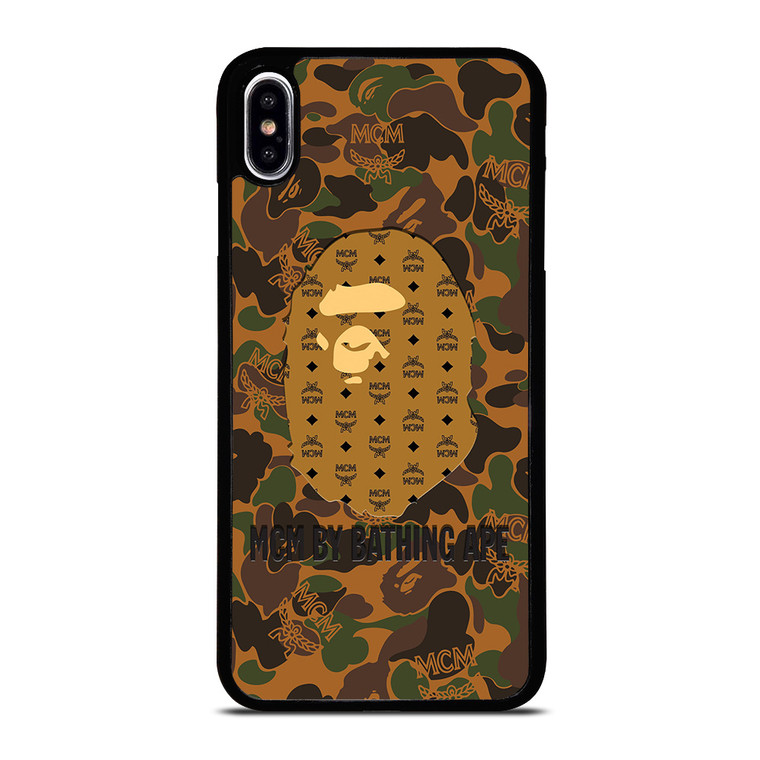 MCM MICHAEL CROMER MUNICH BATHING APE CAMO iPhone XS Max Case Cover