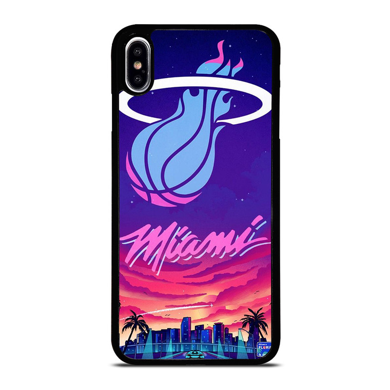 MIAMI HEAT BASKETBALL TEAM LOGO iPhone XS Max Case Cover