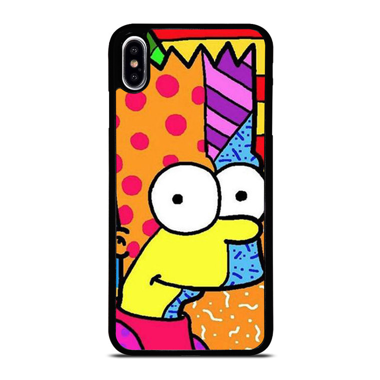 ROMERO BRITTO BART SIMPSONS ART iPhone XS Max Case Cover