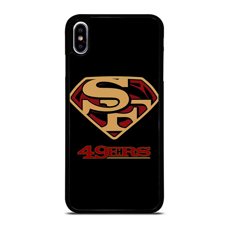 SAN FRANCISCO 49ERS FOOTBALL SUPERMAN LOGO iPhone XS Max Case Cover