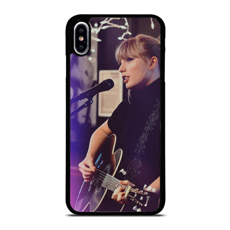 TAYLOR SWIFT LIVE WITH GUITAR iPhone XS Max Case Cover