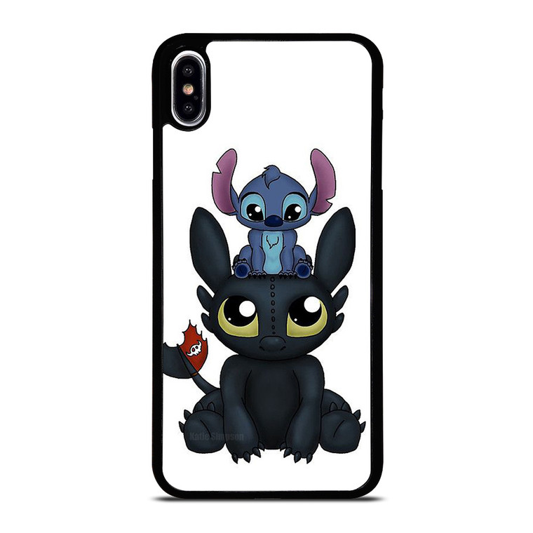 TOOTHLESS STITCH CUTE CARTOON iPhone XS Max Case Cover