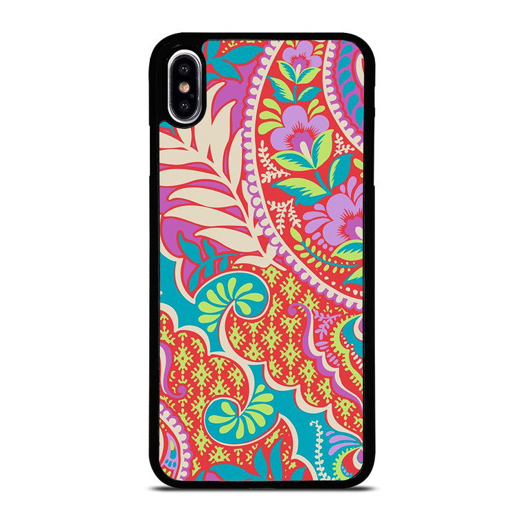 VERA BRADLEY FASHION FLORAL PATTERN iPhone XS Max Case Cover VERA BRADLEY FASHION FLORAL PATTERN iPhone XS Max Case Cover