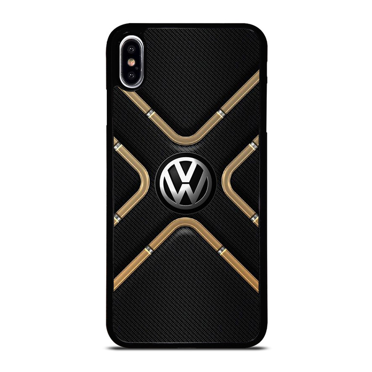 VOLKSWAGEN VW LOGO CARBON ICON iPhone XS Max Case Cover