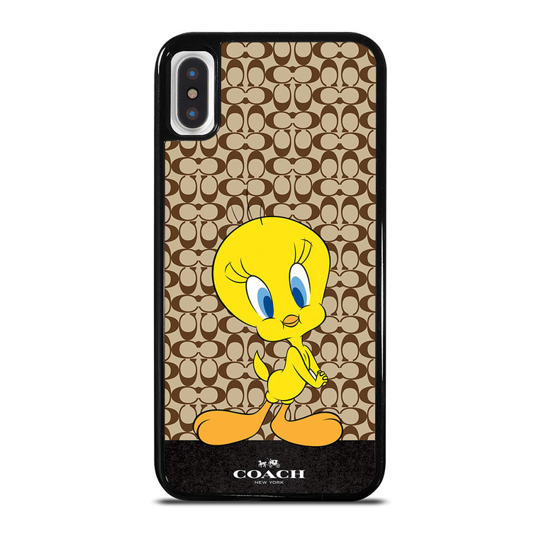COACH NEW YORK LOGO TWEETY BIRD iPhone X / XS Case Cover COACH NEW YORK LOGO TWEETY BIRD iPhone X / XS Case Cover