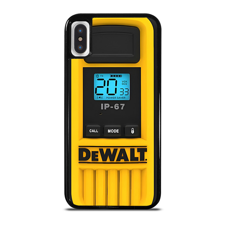 DEWALT TOOL LOGO HEAVY DUTY WALKIE TALKIE iPhone X / XS Case Cover