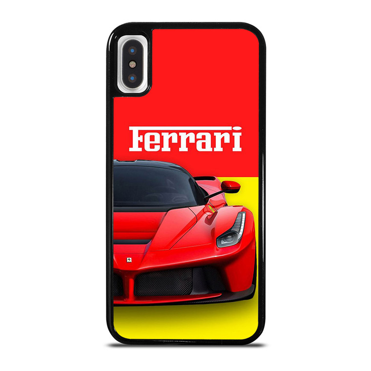 FERRARI LOGO RED CAR iPhone X / XS Case Cover
