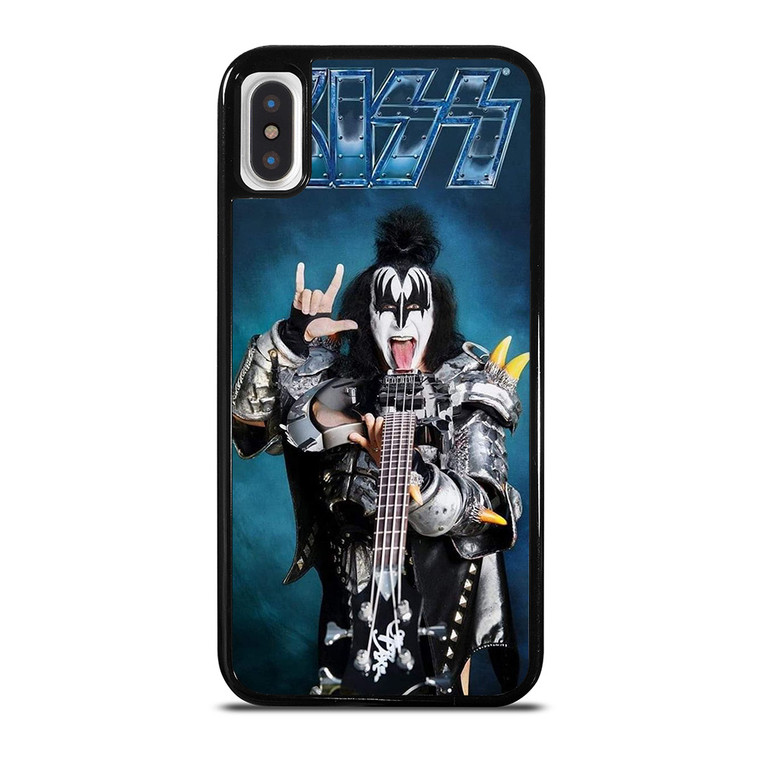 GENE SIMMONS KISS BASSIST iPhone X / XS Case Cover