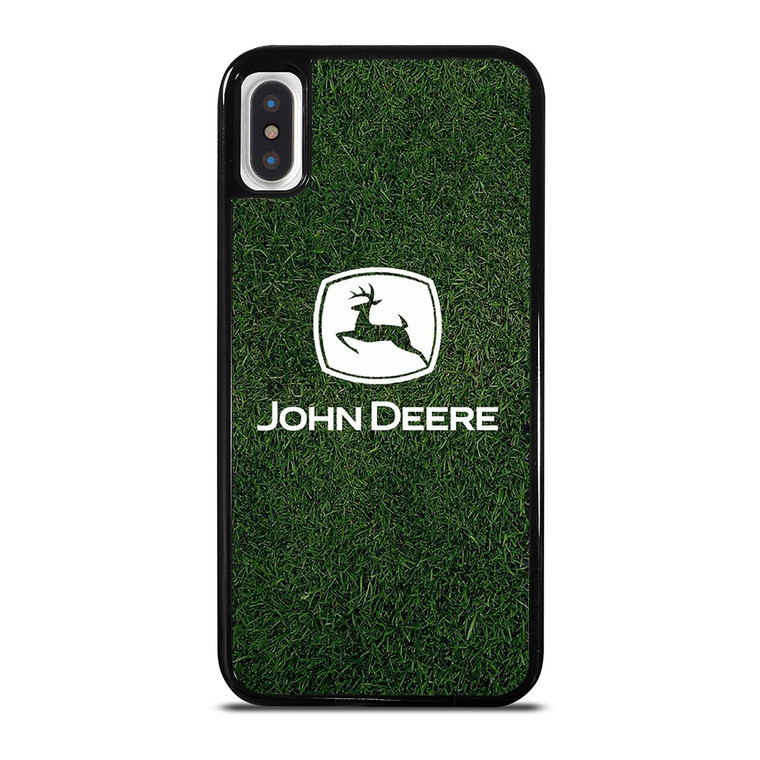 JOHN DEERE LOGO GREEN GRASS ICON iPhone X / XS Case Cover