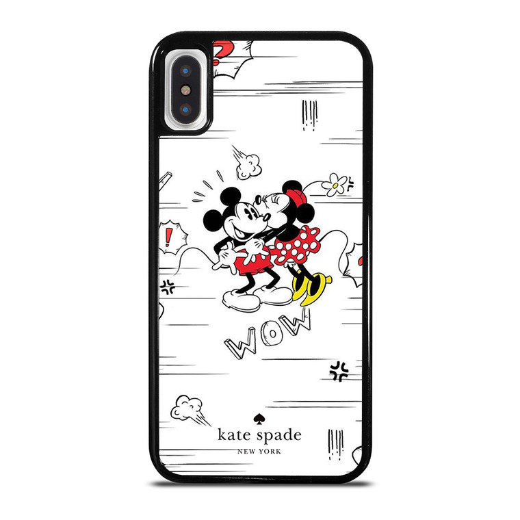 KATE SPADE NEW YORK LOGO X MICKEY MINNIE MOUSE DISNEY iPhone X / XS Case Cover
