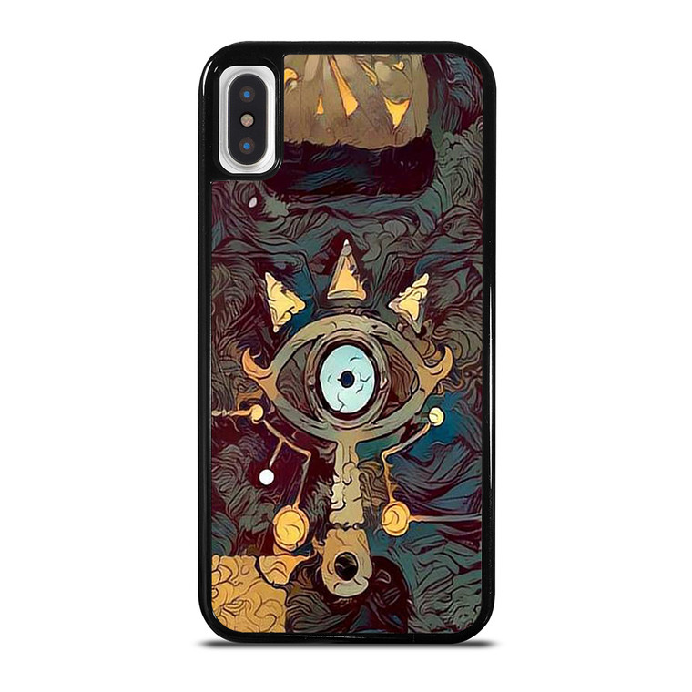 LEGEND OF ZELDA SHEIKAH SLATE EYE LOGO ART iPhone X / XS Case Cover