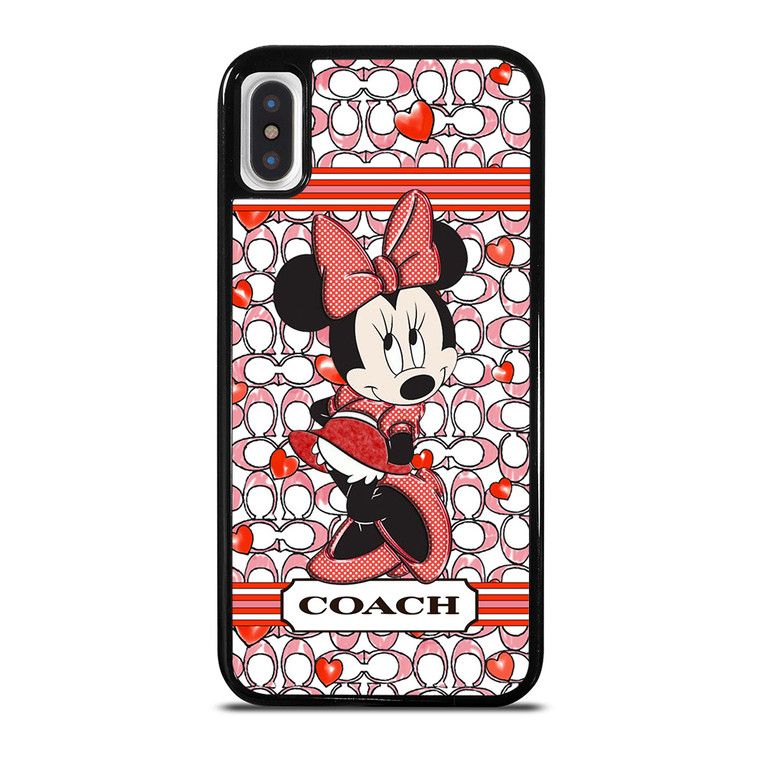 MINNIE MOUSE DISNEY COACH NEW YORK LOGO iPhone X / XS Case Cover