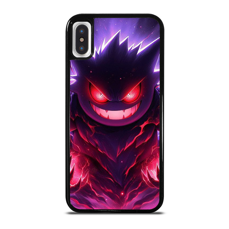 POKEMON GENGAR POCKET MONSTERS ART iPhone X / XS Case Cover