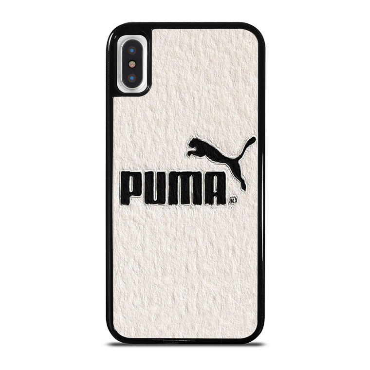 PUMA LOGO BLACK WHITE ICON iPhone X / XS Case Cover