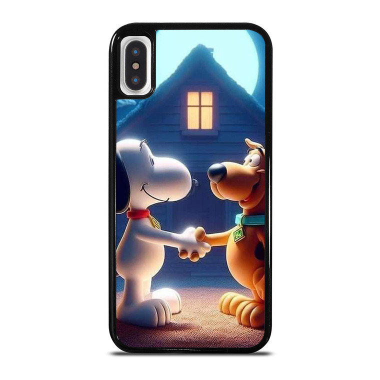 SNOOPY THE PEANUTS AND SCOOBY DOO iPhone X / XS Case Cover
