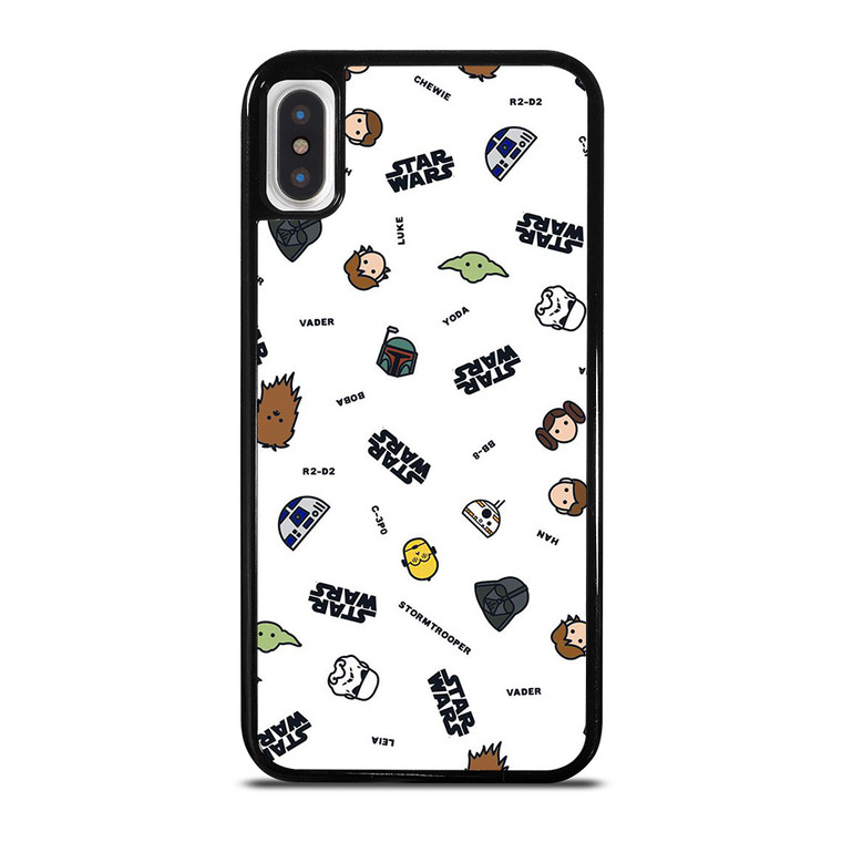 STAR WARS CUTE CARTOON COLLAGE iPhone X / XS Case Cover