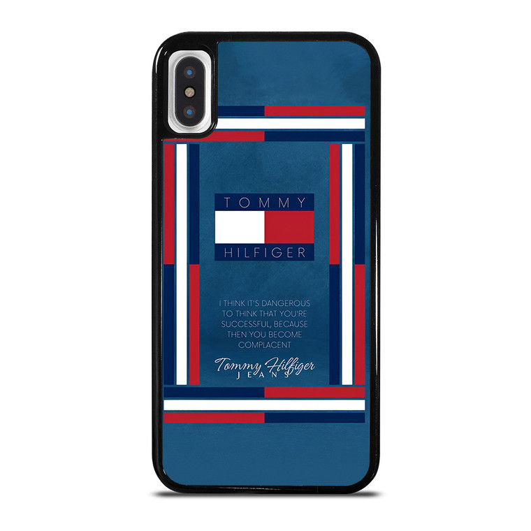TOMMY HILFIGER LOGO QUOTE iPhone X / XS Case Cover