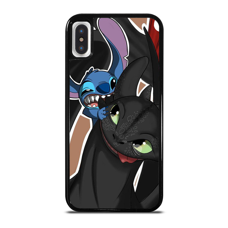 TOOTHLESS AND STITCH PLAY iPhone X / XS Case Cover