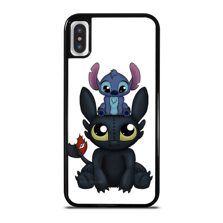 TOOTHLESS STITCH CUTE CARTOON iPhone X / XS Case Cover