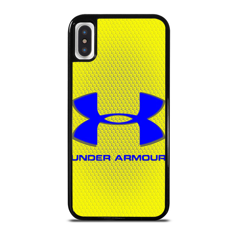 UNDER ARMOUR LOGO BLUE YELLOW iPhone X / XS Case Cover