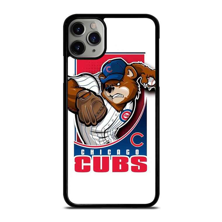 CHICAGO CUBS LOGO BASEBALL TEAM ICON iPhone 11 Pro Max Case Cover