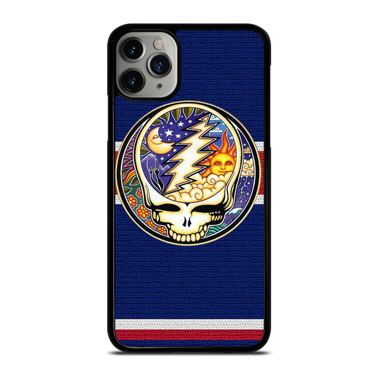 GRATEFUL DEAD BAND SKULL LOGO MOON AND SUN iPhone 11 Pro Max Case Cover