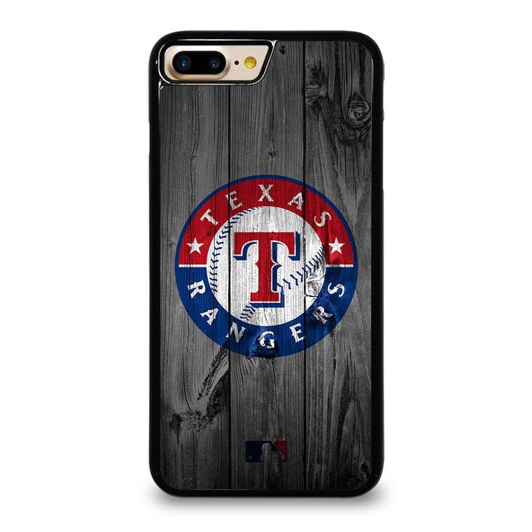 TEXAS RANGERS BASEBALL MLB WOOD LOGO iPhone 7 / 8 Plus Case Cover