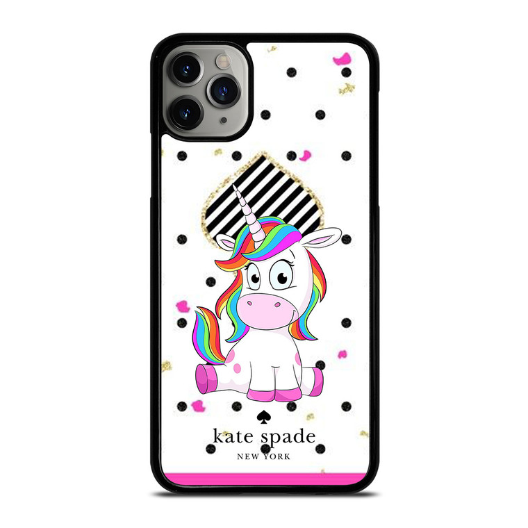 KATE SPADE NEW YORK LOGO CUTE UNICORN iPhone 11 Pro Max Case Cover