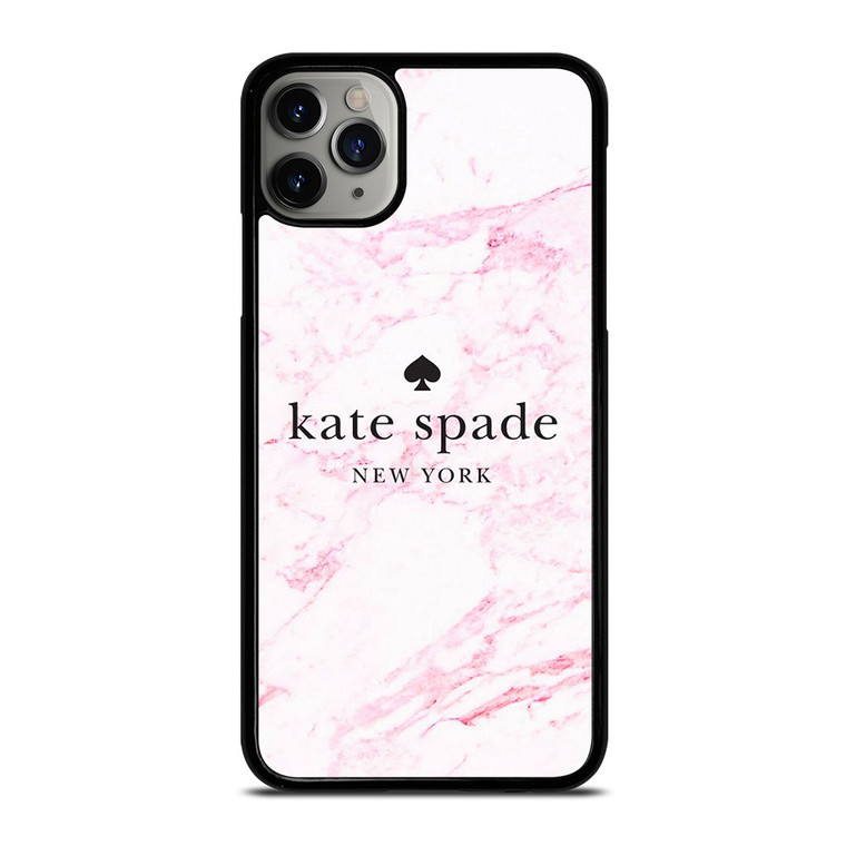 KATE SPADE NEW YORK LOGO PINK MARBLES iPhone 11 Pro Max Case Cover KATE SPADE NEW YORK LOGO PINK MARBLES iPhone 11 Pro Max Case Cover