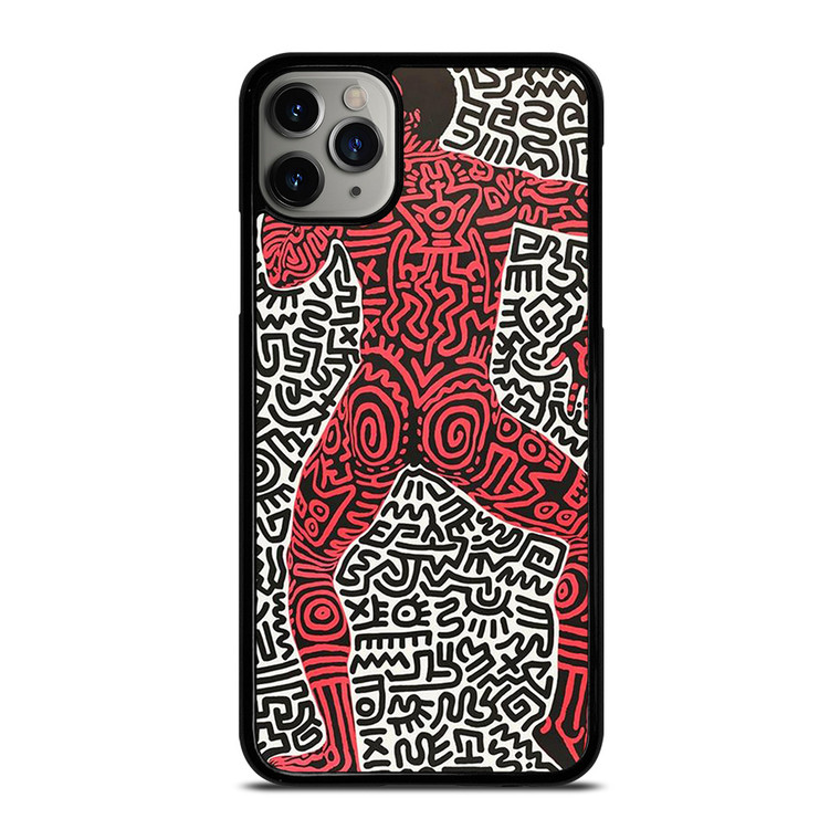KEITH HARING ART INTO 84 iPhone 11 Pro Max Case Cover