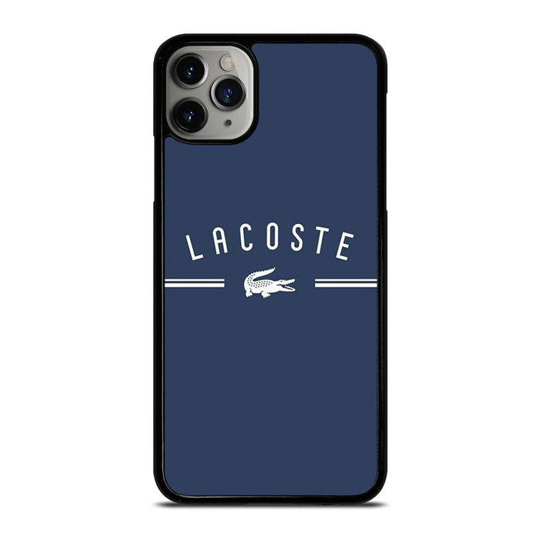 LACOSTE CROC LOGO BLUE iPhone 11 Pro Max Case Cover