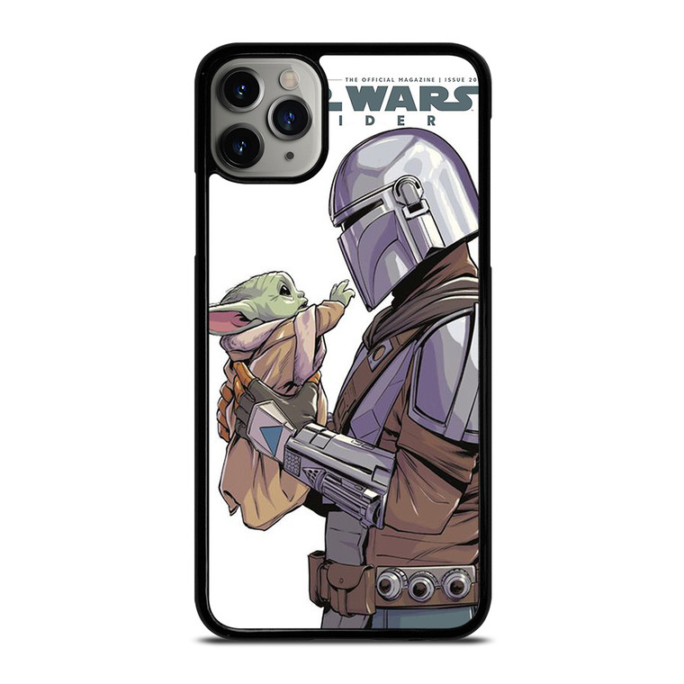MANDALORIAN AND BABY YODA STAR WARS INSIDER iPhone 11 Pro Max Case Cover