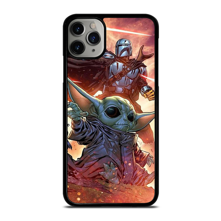 MANDALORIAN AND BABY YODA STAR WARS iPhone 11 Pro Max Case Cover