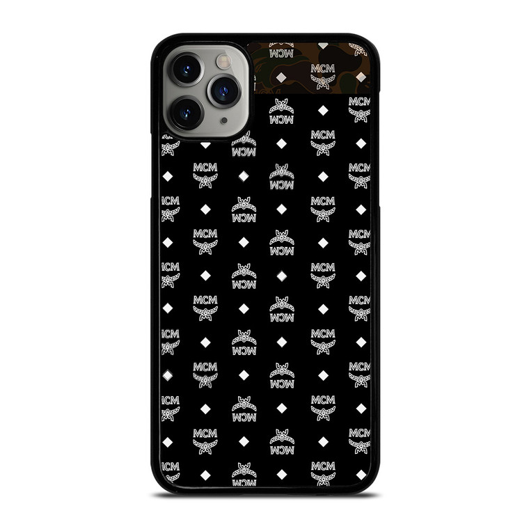 MCM MICHAEL CROMER MUNICH BLACK LOGO iPhone 11 Pro Max Case Cover