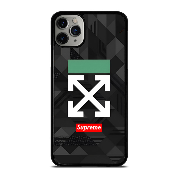 OFF WHITE LOGO SUPREME ICON iPhone 11 Pro Max Case Cover