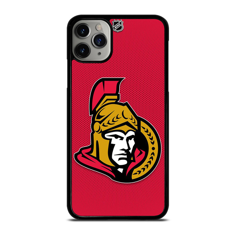 OTTAWA SENATORS LOGO NHL HOCKEY TEAM LOGO iPhone 11 Pro Max Case Cover