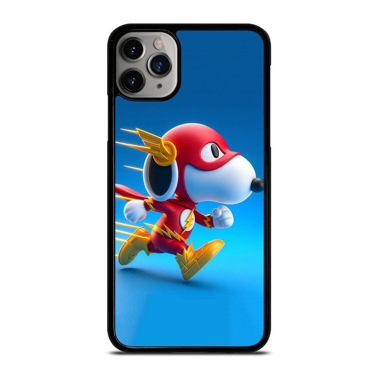 SNOOPY THE PEANUTS THE FLASH iPhone 11 Pro Max Case Cover