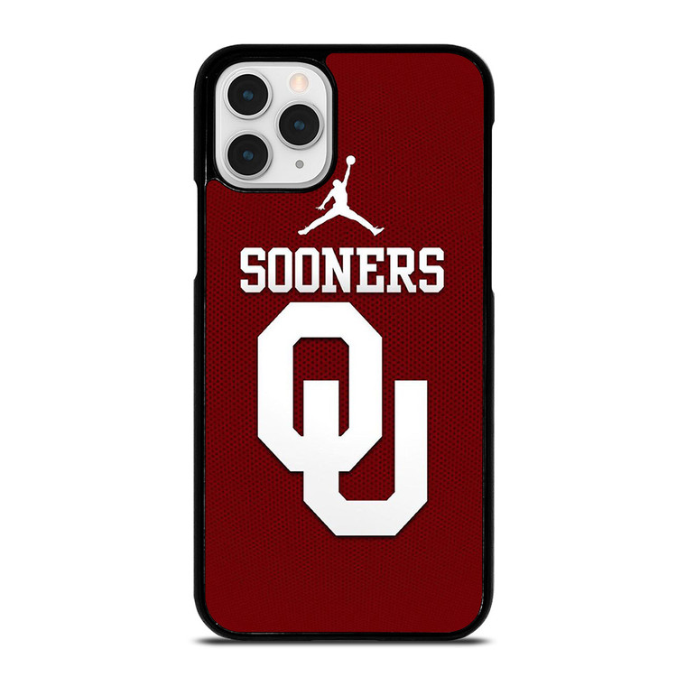 AIR JORDAN OKLAHOMA SOONERS UNIVERSITY FOOTBALL TEAM LOGO iPhone 11 Pro Case Cover