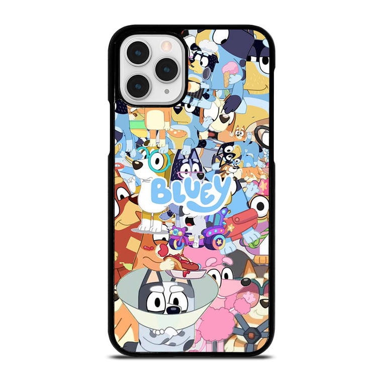 BLUEY CARTOON CHARACTERS COLLAGE iPhone 11 Pro Case Cover