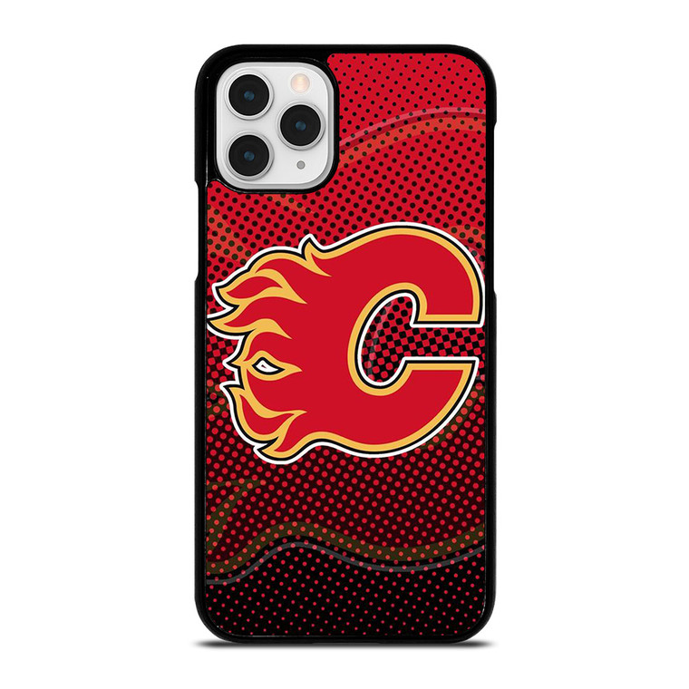 CALGARY FLAMES LOGO HOCKEY TEAM ICON iPhone 11 Pro Case Cover
