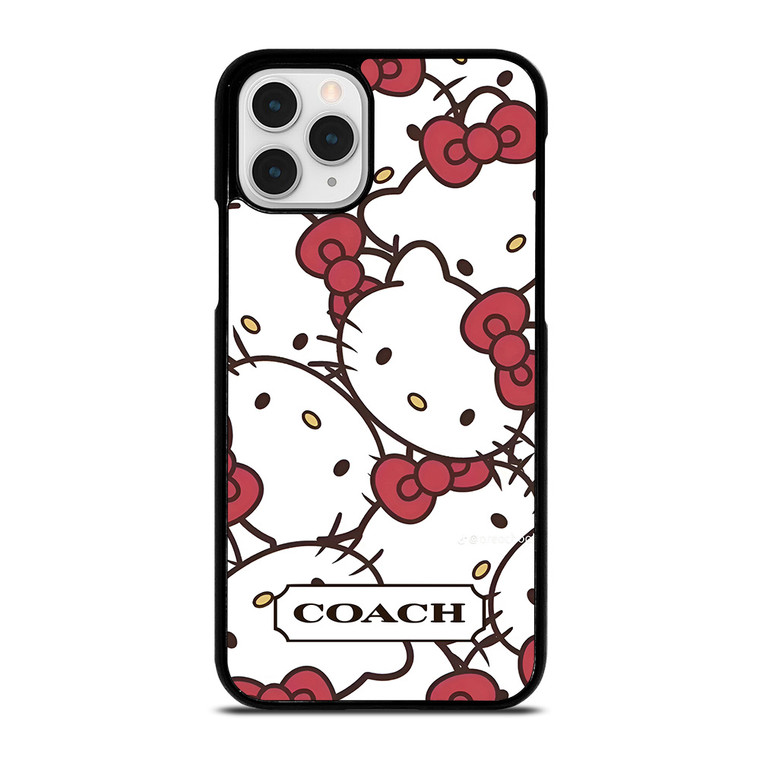COACH NEW YORK HELLO KITTY FACE COLLAGE iPhone 11 Pro Case Cover