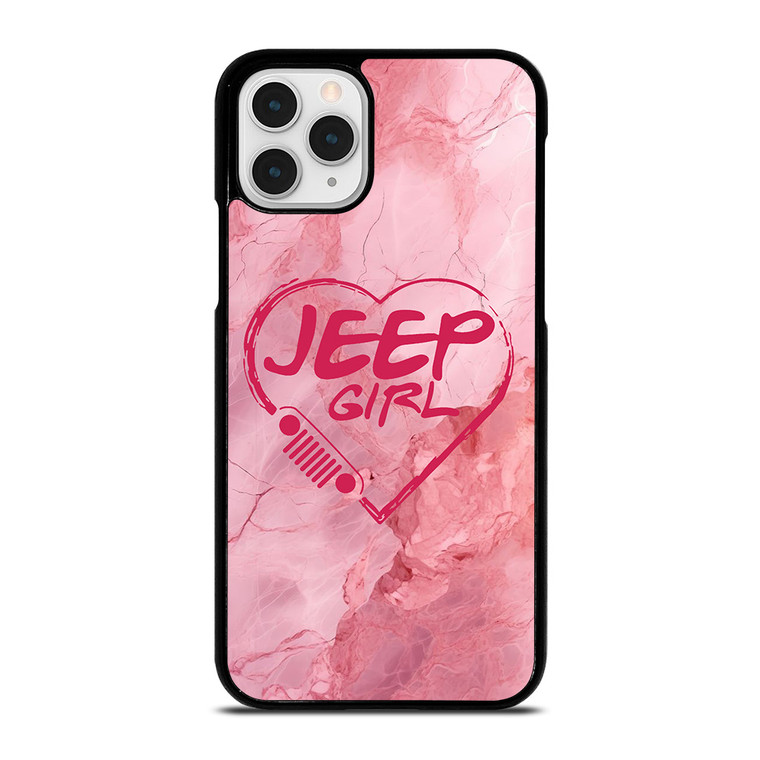 JEEP GIRL LOGO LOVE MARBLE iPhone 11 Pro Case Cover
