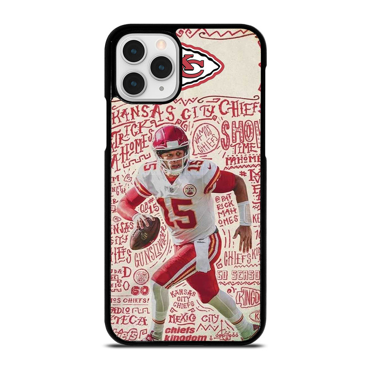 KANSAS CITY CHIEFS 15 PATRICK MAHOMES iPhone 11 Pro Case Cover
