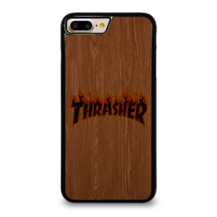 THRASHER SKATEBOARD WOODEN LOGO iPhone 7 / 8 Plus Case Cover