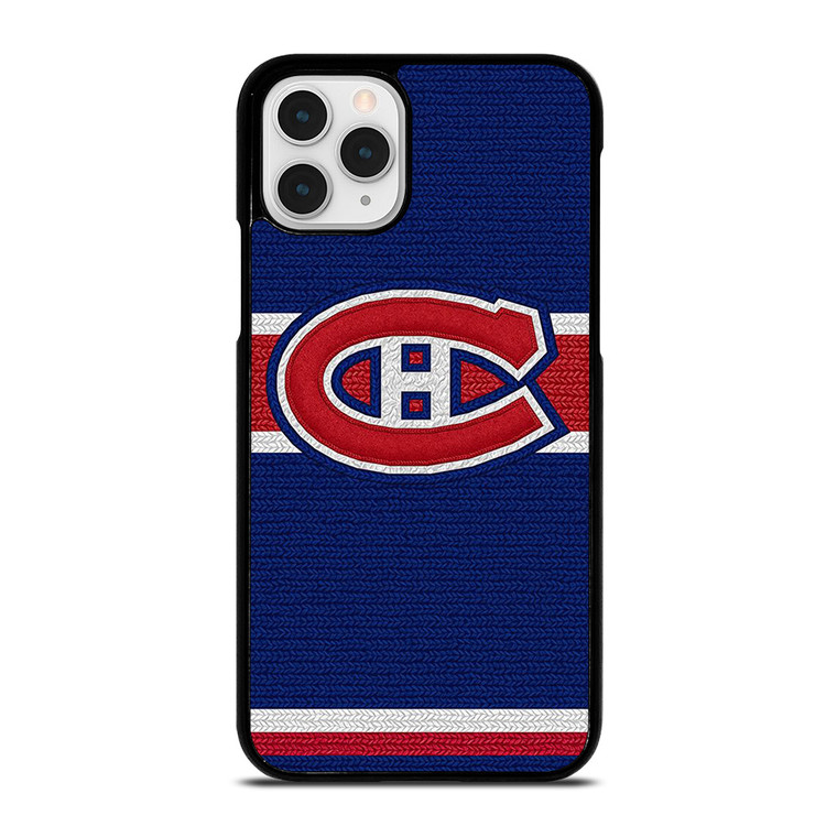 MONTREAL CANADIENS LOGO HOCKEY TEAM EMBORDERY iPhone 11 Pro Case Cover