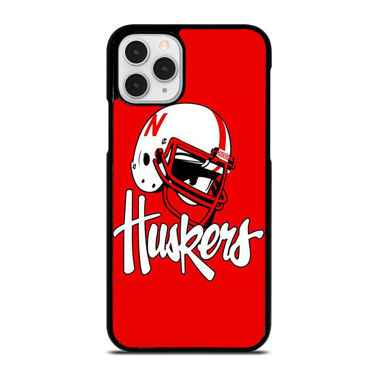 NEBRASKA HUSKERS LOGO UNIVERSITY FOOTBALL ICON iPhone 11 Pro Case Cover