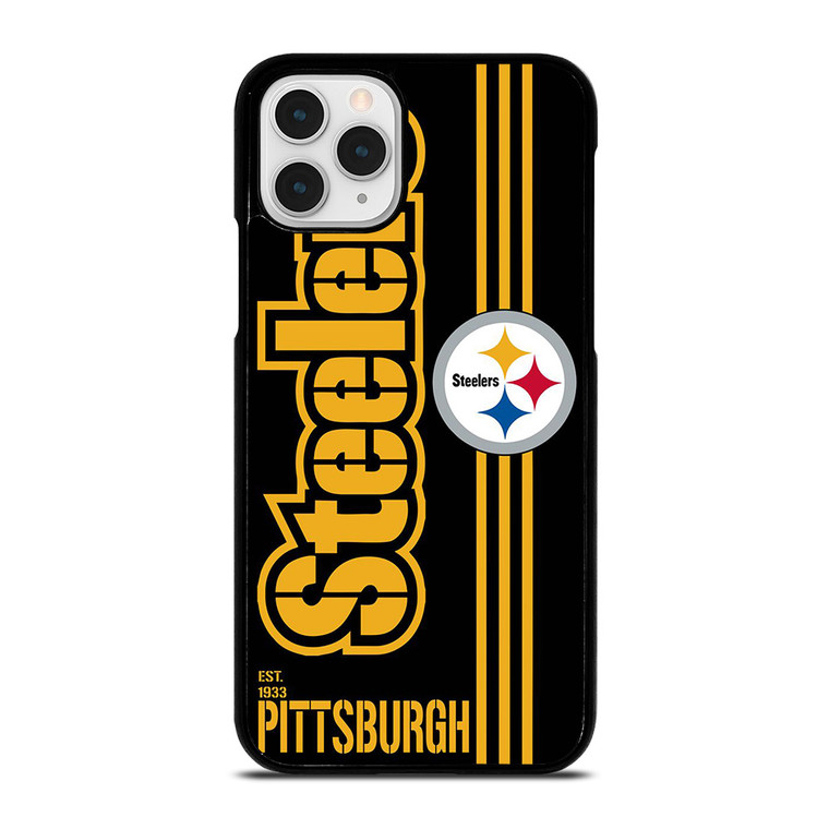PITTSBURGH STEELERS FOOTBALL TEAM LOGO EST 1933 iPhone 11 Pro Case Cover